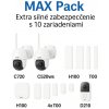 ZENIQO MAX Pack 3137 – Bezpečnostný set so 4 kamerami, videozvončekom a senzormi (10 zariadení)