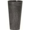 Kvetináč Prosperplast TUBUS SLIM BETON EFFECT antracit 30 cm