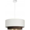 Belis Závesné svietidlo na lanku NATIA 1xE27/60W/230V biele/hnedé H0202 + záruka 3 roky zadarmo