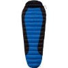 WARMPEACE VIKING 300 170 WIDE blue/grey/black výška osoby do 170 cm - pravý zip; Modrá spacák