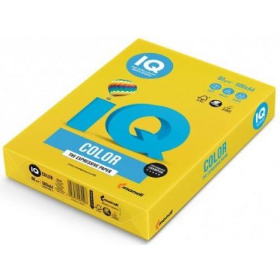 Mondi Farebný papier IQ color intenzívne žltý IG50, A4, 160g