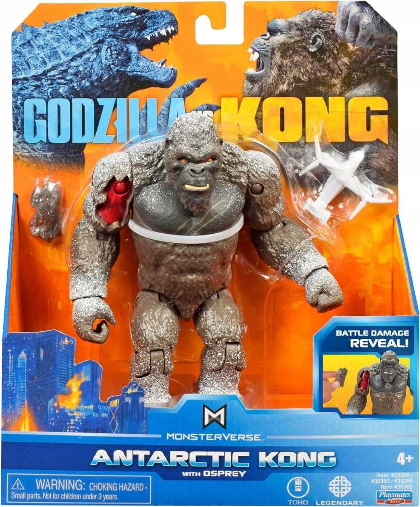 Playmates Toys Godzilla vs Kong King Kong Antarctic