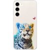 Odolné silikónové puzdro iSaprio - Leopard With Butterfly - Samsung Galaxy S23+ 5G