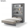 Dig-net nábytok Sklápacia posteľ Lenart BED CONCEPT BC-01 sivá | 140 x 200 cm