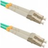 Qoltec optický LC/UPC 5.0m tyrskysový (54078)