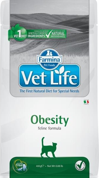 Vet Life Natural Feline Dry Obesity 400 g