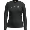 ICEBREAKER Women Mer 200 Oasis LS Crewe Rainer Ridg BLACK - M
