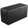 Záhradný box Keter Samoa Rattan Box 270L graphite, 610245