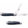 Cold Steel FL-MTRPR-B MINI TRAPPER BLUE vreckový nôž s 2 čepeľami, modrá, kosť