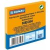 DONAU Bloček Donau neónový 76x76mm oranžový