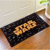 CurePink Gumová Star Wars Hviezdne vojny Logo hnedá GP85535 60 x 40 cm
