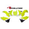 Rtech sada plastov Yamaha neon žltá-čierna 6 dielov