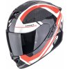 SCORPION prilba EXO-1400 EVO II CARBON AIR Enko black/red/white - L