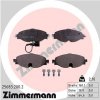 ZIMMERMANN Sada brzdových platničiek kotúčovej brzdy 25683.200.2