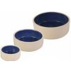 Miska keramická pes biela / modrá 1l 18cm TR 1ks
