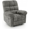 Nábytek PEGAS s.r.o. Polohovatelné křeslo AMORE, Šedá