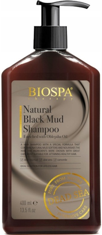 Sea of Spa Bio Spa Natural Black Mud vyživujúci šampón 400 ml