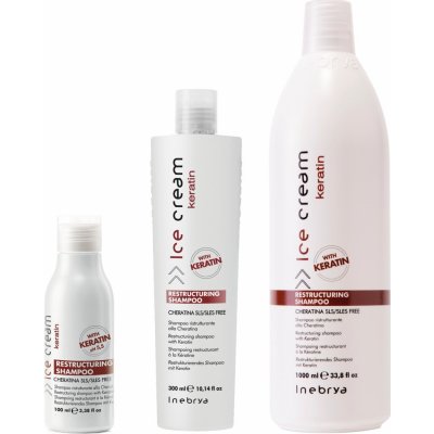 Inebrya Restructuring Shampoo With Keratin reštrukturačný šampón s keratínom 1000 ml