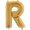 Balón písmeno R zlaté 66 cm