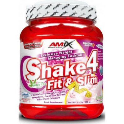 Proteínové prášky Amix Shake 4 Fit&Slim 1000g - Vanilla 00132-1000g-van