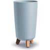PROSPERPLAST Kvetináč GRACIA TUBUS SLIM svetlo sivý 19,5 cm