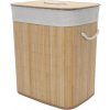 Bambusový skladací kôš na prádlo 72 l