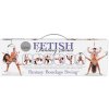 Fetish Fantasy Series Houpačka s manžetami na zápěstí a kotníky bílá
