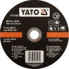 Yato Kotouč na kov 125 x 22 x 1,2 mm INOX YT-6103
