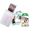 Fujifilm INSTAX Mini Link 3, biela + Colorfilm 20ks & Blue Frame 10ks