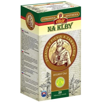 Agrokarpaty čaj NA KĹBY bylinný čaj čistý prírodný produkt 20 x 2 g