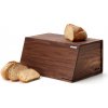 Dřevěný chlebník 40 x 26 cm vlašský ořech - Continenta (Chlebovka dřevěná ořech 40 x 26 cm - Continenta)