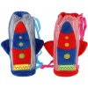 Teddies Obal na detskú fľašu raketa 12x2 farby 0+ 22 cm