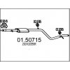 Stredný tlmič výfuku MTS 01.50715