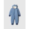 GAP Baby prešívaná kombinéza Modrá 6-12M Modrá Modrá