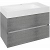 Sapho ODETTA umývadlová skrinka 82x50x43,5cm, dub strieborný DT085-1111