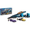 LEGO ® 60408 Kamión na prepravu áut so športiakmi
