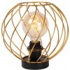 Lucide Lucide DANZA - Table lamp - D25 cm - 1xE27 - Matt Gold / Brass 21528/25/02