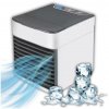 Livoyn Mobilná klimatizácia s vodnou nádržkou, mini ventilátor 3 v 1, USB, tichý, 4 rýchlosti, osobný ochladzovač pre domácnosť, izbu a kanceláriu