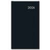 Diár 2026 MINI FALCON, A6, týždenný, čierny, 144 listov, 80 x 140mm