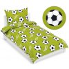 Obliečky bavlnené Junior - 140x200, 70x90 cm - Futbal