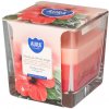 BISPOL Vonná sviečka trojfarebná Hibiscus White sage 170g