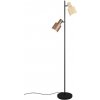 TRIO 419400217 AGUDO stojacia lampa V1610mm 2xE27 čierna, kávová, béžová