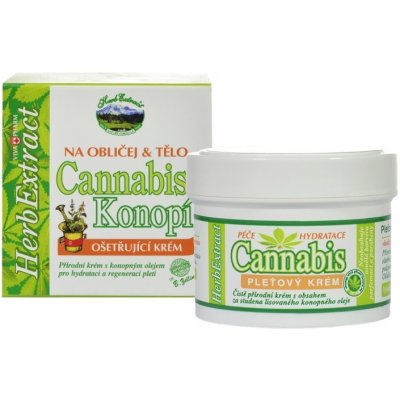 Herb Extract Cannabis pleťový krém s konopným olejom 75 ml
