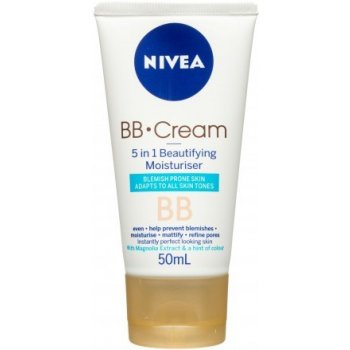 Nivea BB krém zkrášlující hydratační krém 5v1 tmavý tón pleti 50 ml