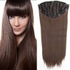 Clip in pás - Jessica 65 cm rovný - 8 - hnedý - 8 (svetlo hnedá)