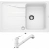 Blanco SONA 45 S biela s excentrom + Blanco DARAS-S biela 517735
