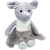 890507 Tulilo Plyšový maznáčik - Baletka Lila - Tulilo 33 cm Sivá