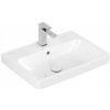 VILLEROY & BOCH Architectura umývadlo 600 x 445 mm s prepadom, s otvorom na batériu, biela 4A876001