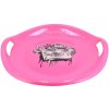 Sánkovací tanier Baby Mix 60 cm Snowflake MUSIC ružový Barva: Ružová