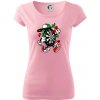 Šipkár kreslený terč - Dámske tričko Pure - 2XL ( Ružová )
